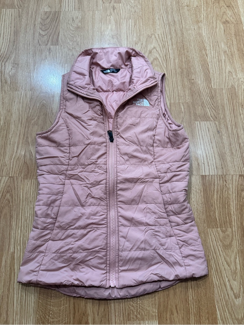 The North Face Girls Dusty Rose Quilted Vest size M 10/12
